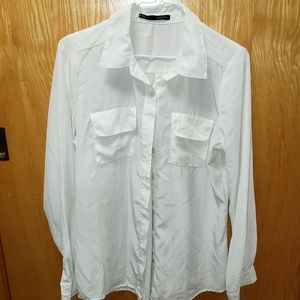 🌵Sheer White Shirt